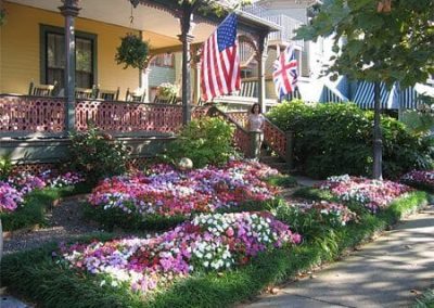 Colorful flowers in summer- Queen Victoria Cape May