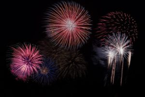 Cape May Fireworks In Sky